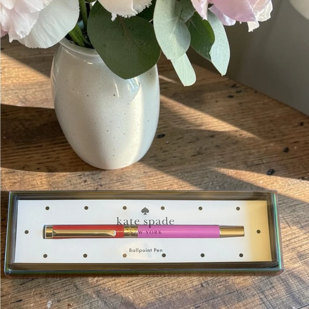 kate spade New York Ballpoint Pens - Floral Blue & Pink Red Color NWT *PICK ONE*